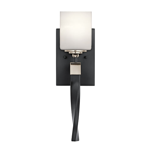 Elstead Kichler Marette Wandlamp met Kap Zwart, IP44