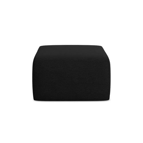 LaMiaSofa Poef Cervo - bouclé - zwart - 72x94x42
