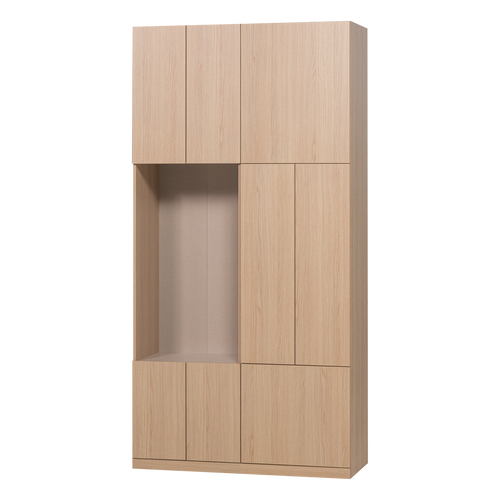 WOOOD wandkast combinatie 108 cm Build - Eiken Decor - Naturel - 215x108x41