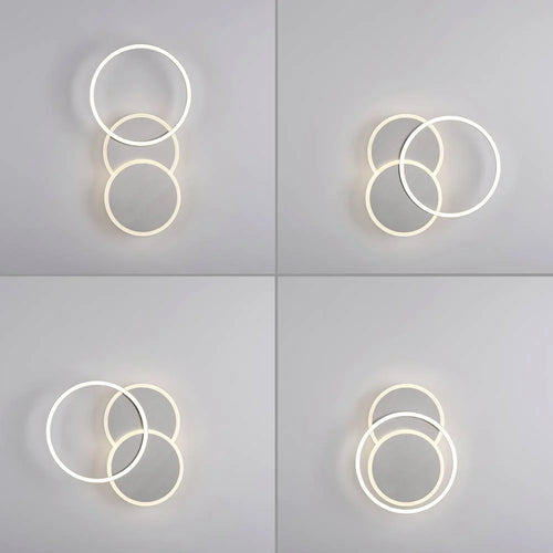 Paul Neuhaus plafondlamp Baikal - 3 lichts - 43  x 8.2   cm - mat chroom