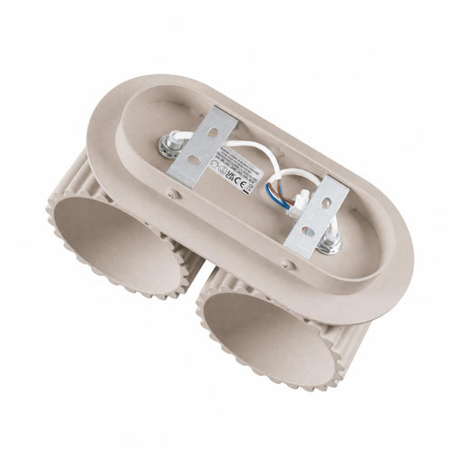 Sollux Lighting Wandlamp AURA 2 taupe G9 - 21x12x10cm