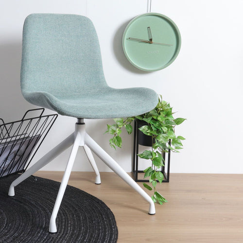 Nolon Nola-Fé Draaibare Eetkamerstoelen Set van 2  Zacht groen - Wit - vtwonen shop