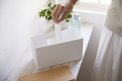 Yamazaki Opbergbox Make Up / Sanitair - Rin - Wit