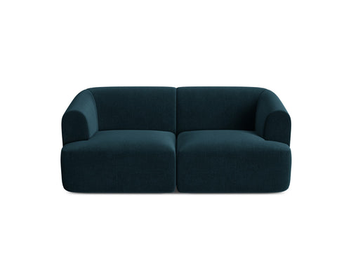 Cosmopolitan Design Modulaire bank Campi 2-zits, flueel diepe olie - 90x180x70cm