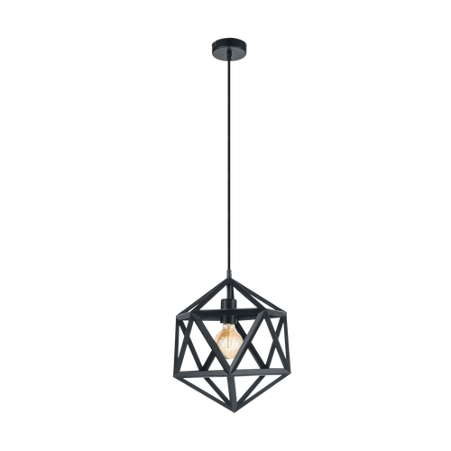 EGLO hanglamp Embleton - e27 - ø 30,5 cm - zwart