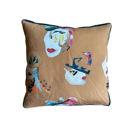 Catchii Kussen los benditos entrance hall pink - vtwonen shop