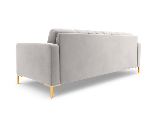 Cosmopolitan Design Bank Bali 4-zits, flueel, geld - 96x217x75cm