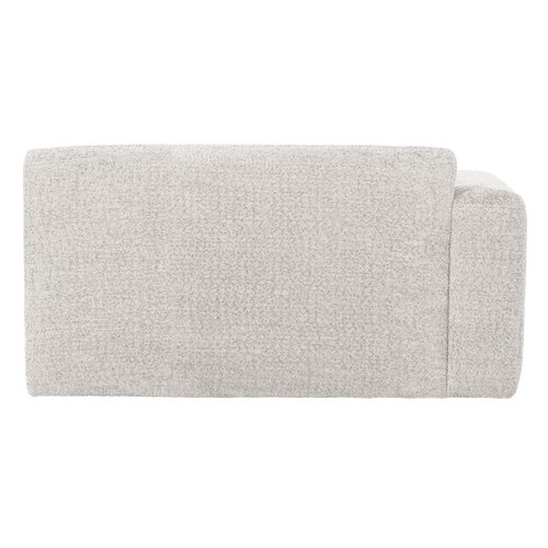 WOOOD 1,5-zits bank arm links Mojo Base - Wollig - Ecru - 74x145x97