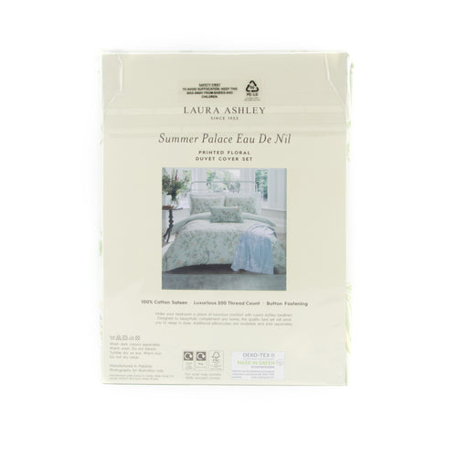 Laura Ashley Dekbedovertrek incl. 2 kussenslopen Summer Palace Eau de Nil 230cm x 220cm - vtwonen shop