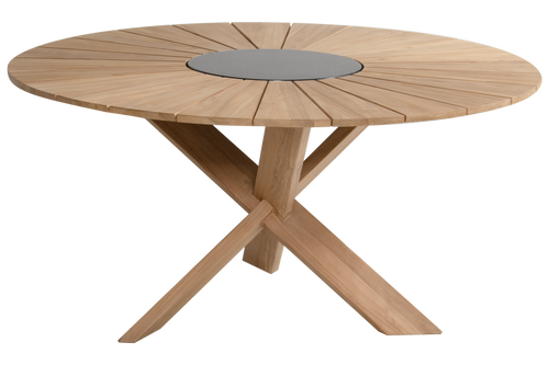 Hartman Tuintafel Provence - Naturel Teakhout - Ø150x76cm - vtwonen shop