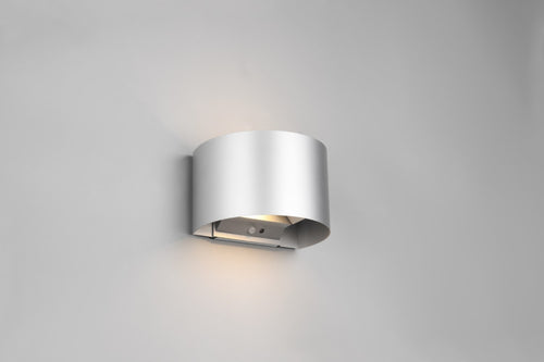 Trio Leuchten wandlamp Talent - 2 lichts - 11.5  x 10   cm - grijs