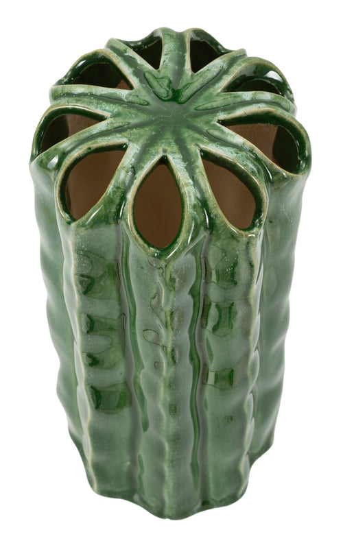Mauro Ferretti vaas - 11,5x23,5 cm - groen