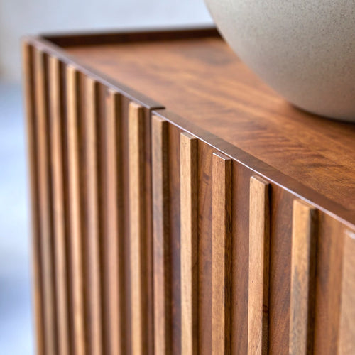 Tikamoon Badkamermeubel van mangohout 80 cm - Donkerbruin - vtwonen shop