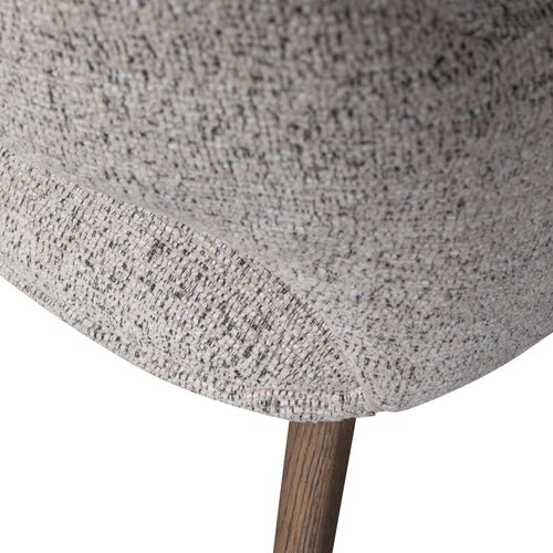 WOOOD eetkamerstoelen houten bruinen poot Murat - Naturel - Set van 2 - vtwonen shop