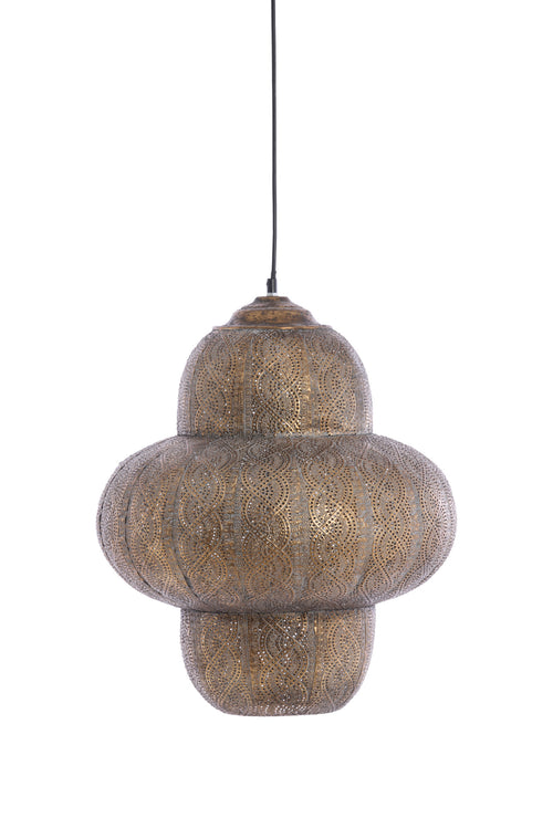 Light & Living hanglamp RYOTA - bruin - Ø42x50.5cm - vtwonen shop