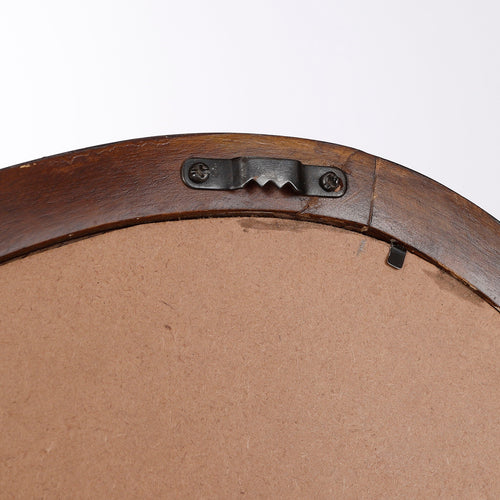 Mica Decorations Bosco Wandspiegel - L50 x B69 cm - Mangohout - Donkerbruin - vtwonen shop