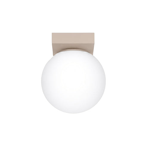 Sollux Lighting Plafondlamp YOLI 1 taupe - 12x12x14,5cm