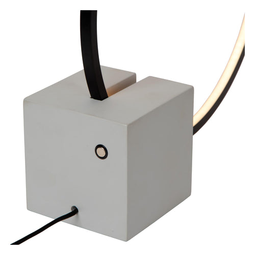 Lucide tafellamp CIRKELIS - Geïntegreerde LED - Zwart - vtwonen shop