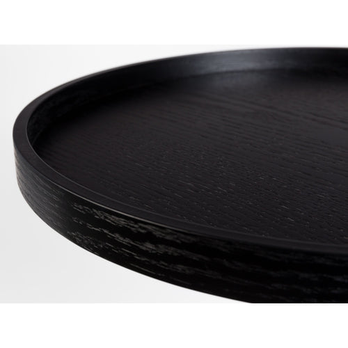 Zuiver Jason Bijzettafel Rond 46 cm Zwart - vtwonen shop