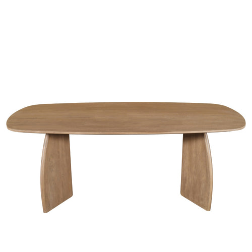 DÉJA Living Eettafel Majada - Deens Ovaal Naturel Mangohout - 240x100x76cm - vtwonen shop