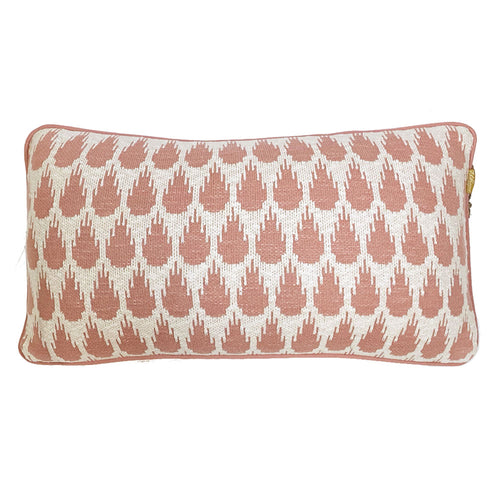 Malagoon kussen Botanic mini - roze - 35x60cm 100% organisch katoen