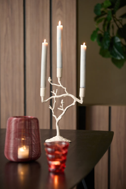 Light & Living kandelaar JARDIA - 26x11x42cm - wit