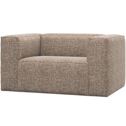 WOOOD fauteuil Bean - Polyester - Lichtbruin Melange  - 74x146x98 - vtwonen shop