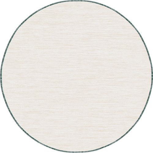 Rond buitenkleed Tone groen - Interieur05 - 240 x 240 cm
