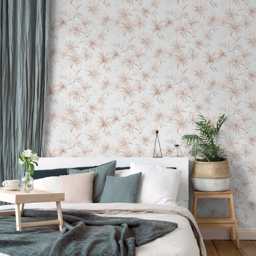 Sanders & Sanders behang bladeren warm beige - 53 cm x 10 m - 640225 - vtwonen shop