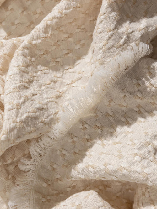 benuta deken Vanida - beige - 130x180 cm