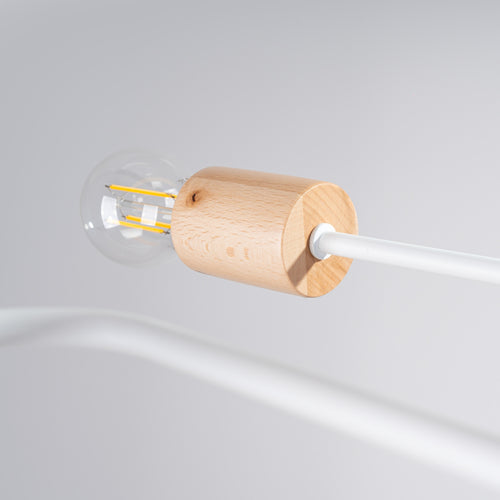Sollux Lighting Kroonluchter TIMBO 4 wit - 75x58x16,5cm