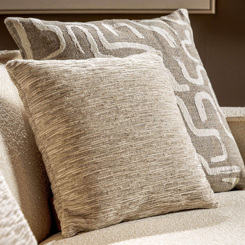 EMILIO | sierkussen 60x60 cm | Plaza Taupe | taupe | Hoii