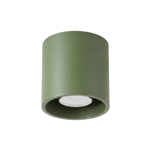 Sollux Lighting Plafondlamp ORBIS 1 olijfgroen - 10x10x10cm