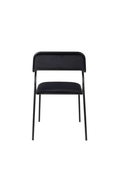 Zuiver Alba Eetkamerstoelen met armleuning Zwart/Zwart - Set van 2 - vtwonen shop