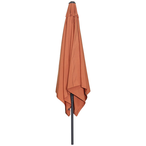 Garden Impressions stokparasol Lotus koper 250x250 cm met Cosmo voet en hoes