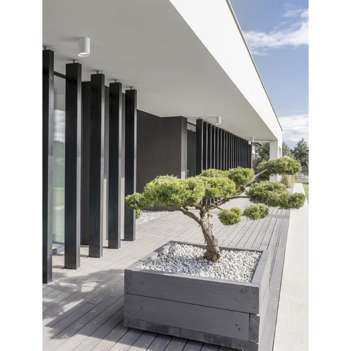 Merano Davie Opbouw Downlight Wit Aluminium Glas LED 9W 579Lm 3000K IP54