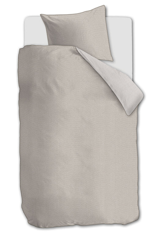 Rivièra Maison Dekbedovertrek Emery - 60 x 70 cm - Taupe