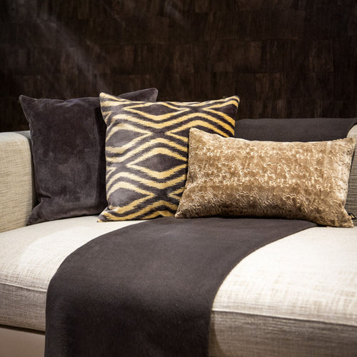 Hoii sierkussen Amora - 45x45 cm - Geometrisch - Antraciet - vtwonen shop