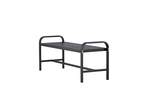 Rebellenclub Tuinbank Troy - 125 x 42cm - Zwart
