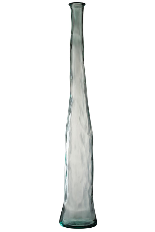 J-Line vaas Noah - glas - transparant - large - 120 cm hoog