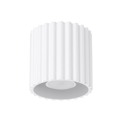 Sollux Lighting Plafondlamp AURA 1 wit GU10 - 10x10x10cm