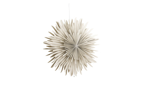 Rebellenclub Hanglamp Osaga - beige - Ø 46 cm