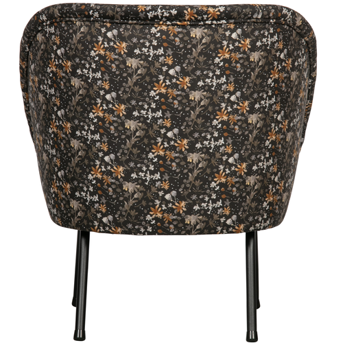 BePureHome fauteuil Vogue - Velvet - Aquarel Flower - 69x57x70 - vtwonen shop