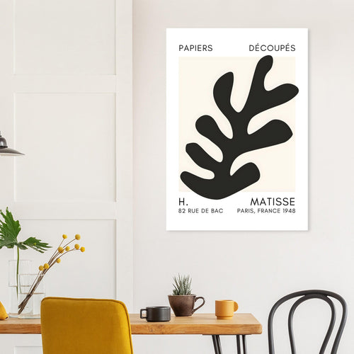 Artfulprints  Matisse – Ocean petals black   poster 30x40 cm - vtwonen shop
