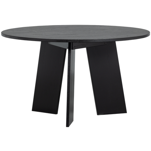 WOOOD eettafel Fries - Eiken - Blacknight - 75x129x129 - vtwonen shop