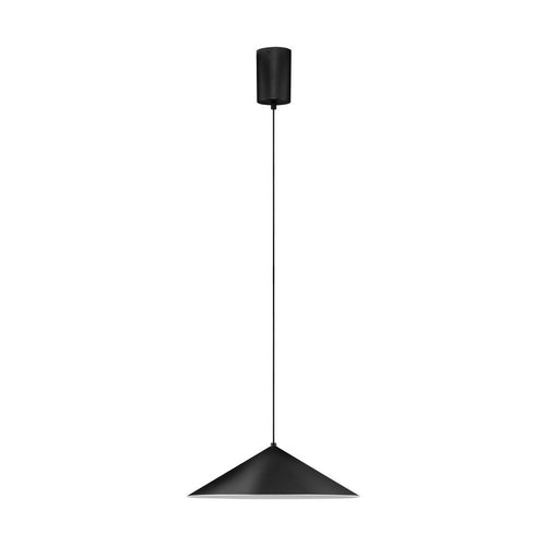 Nova Luce LUI Dome hanglamp voor plafond, zandkleurig zwart, LED 12W 767lm 3000K