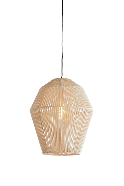 Light & Living hanglamp DEYA - Ø38x45cm - wit - vtwonen shop