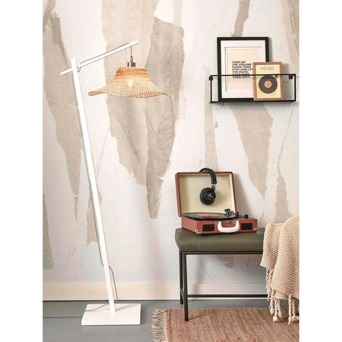 GOOD&MOJO vloerlamp Ibiza - bruin - Ø50cm - vtwonen shop