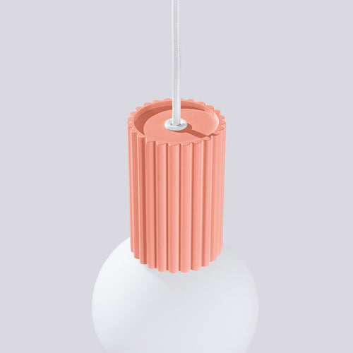 Sollux Lighting Hanglamp HALO 1 perzik - 12x12x120cm