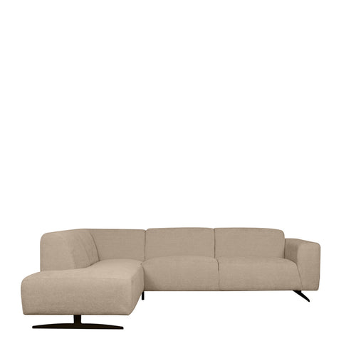 LABEL51 Hoekbank Rodano Links - Beige Stof - 278x210x75cm - vtwonen shop